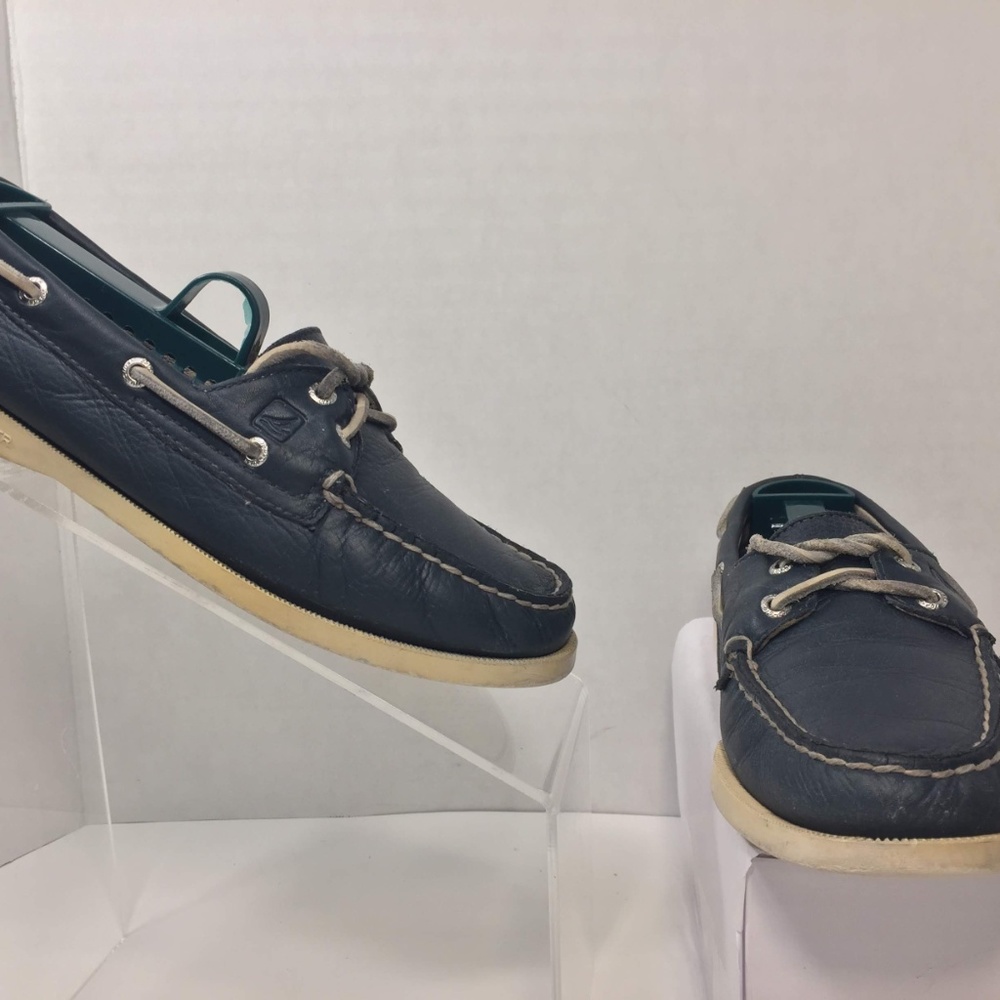 Sperry Top-Sider Women's Blue Leather Boat Shoe
